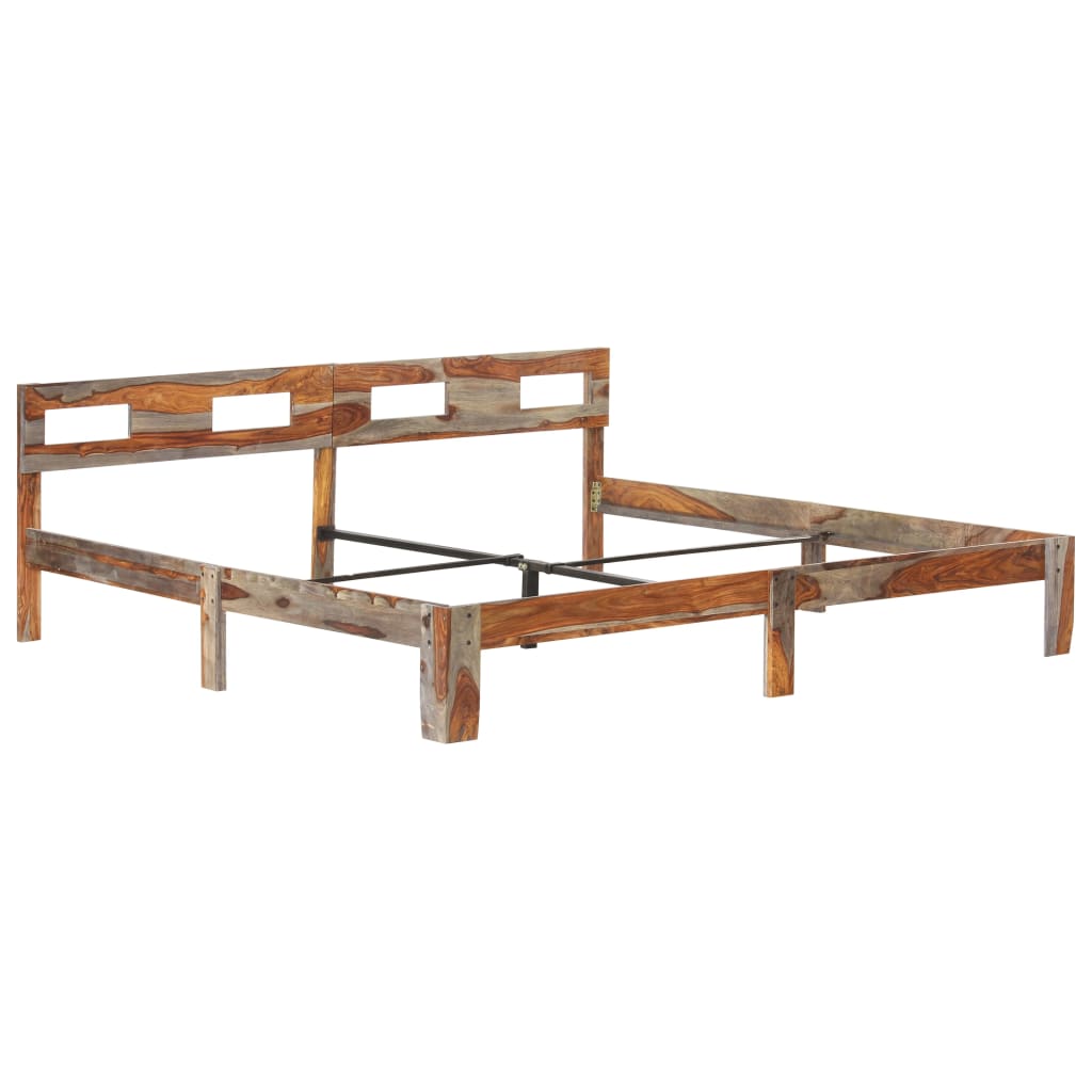 Bed Frame without Mattress Solid Wood 200x200cm