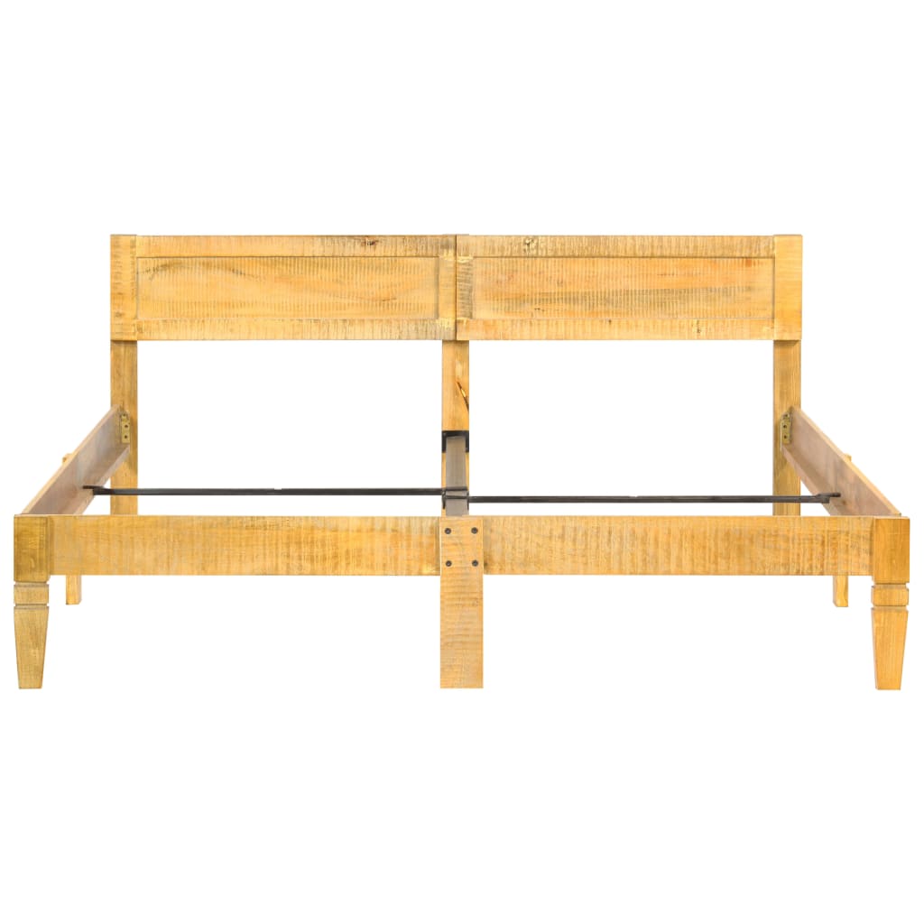 Bed Frame without Mattress Solid Mango Wood 180 cm