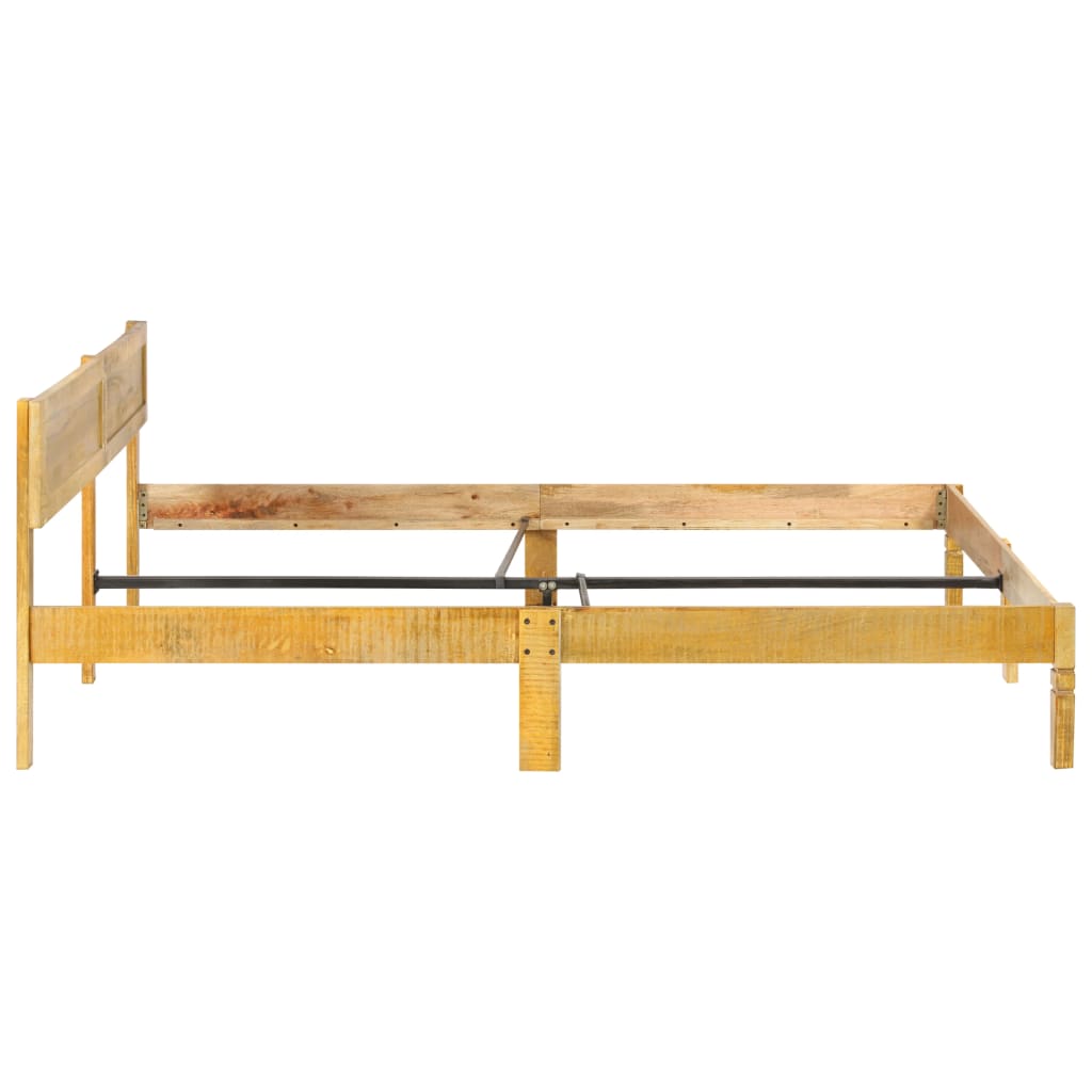 Bed Frame without Mattress Solid Mango Wood 180 cm