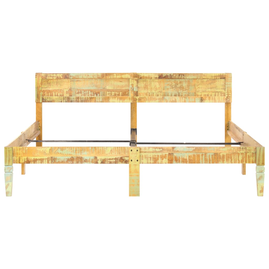 Bed Frame without Mattress Solid Reclaimed Wood 180x200cm