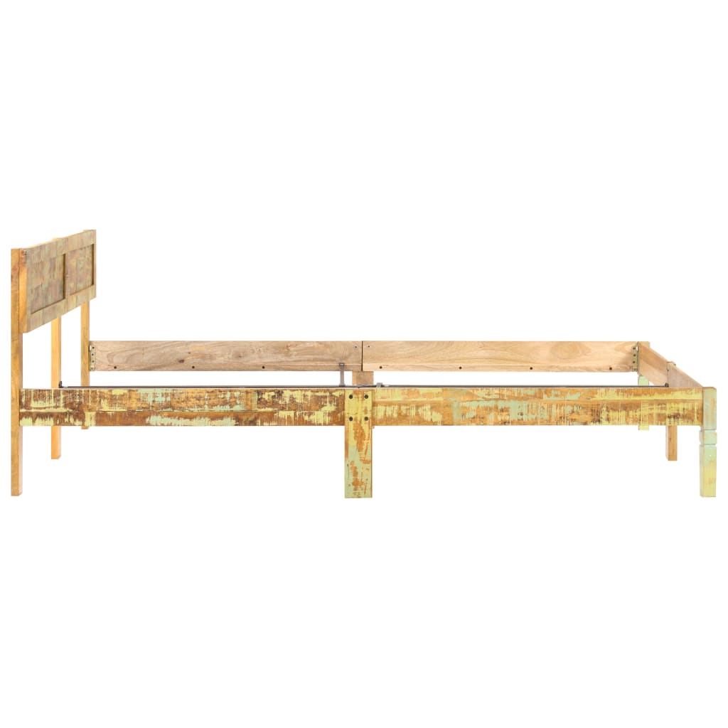 Bed Frame without Mattress Solid Reclaimed Wood 180x200cm