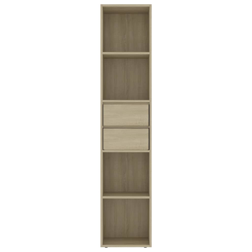 Book Cabinet Sonoma Oak 36x30x171 cm Engineered Wood