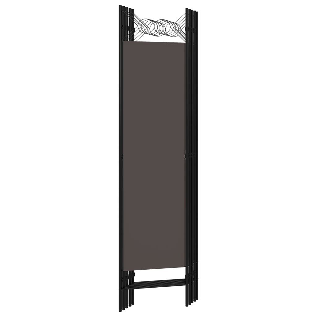 5-Panel Room Divider Anthracite 200x180 cm