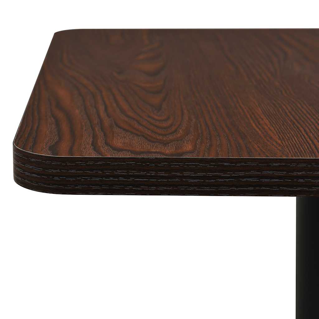 Bistro Table Dark Ash 70x70x107 cm