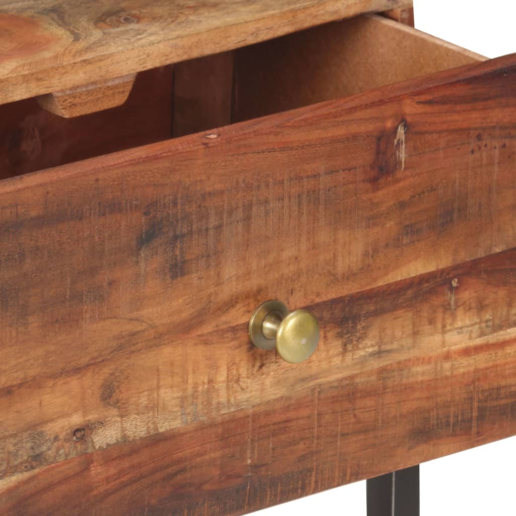 Bedside Table 40x30x50 cm Rough Acacia Wood