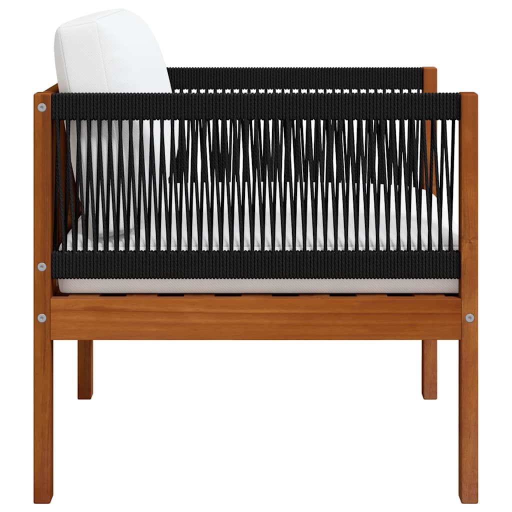 Stackable Outdoor Chairs 6 pcs Grey Poly Rattan