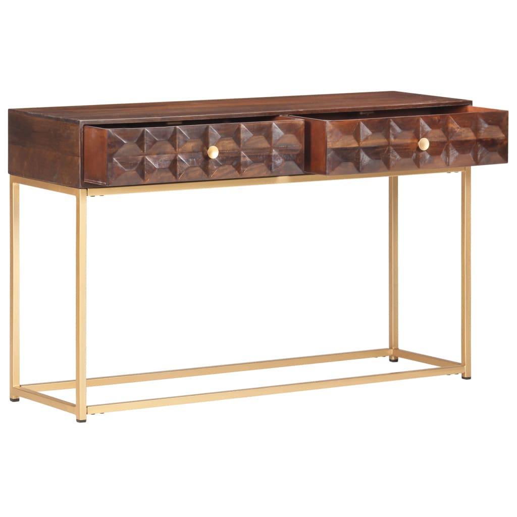 Console Table 122x36x75 cm Solid Mango Wood