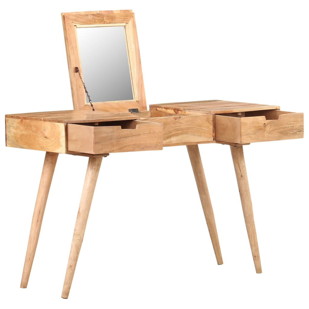 Dressing Table With Mirror 112X45X76 Cm