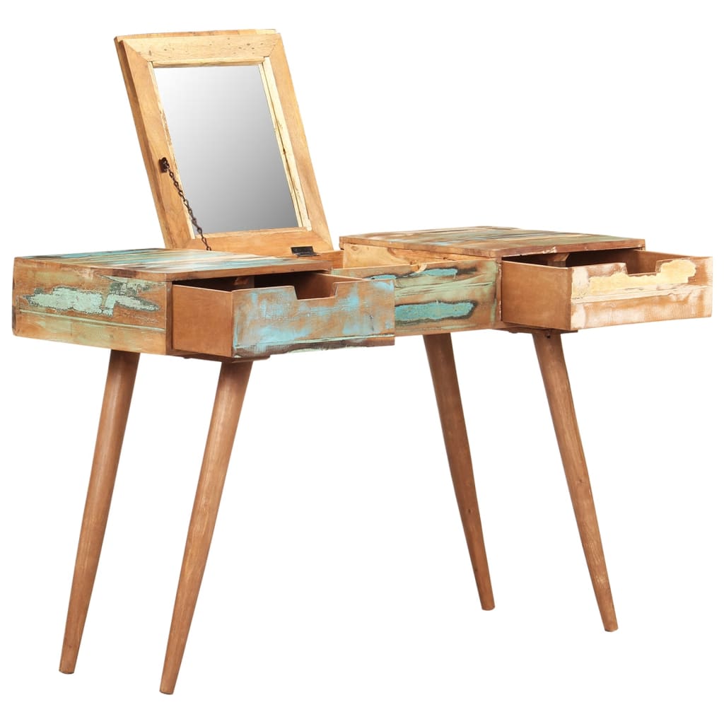 Dressing Table With Mirror 112X45X76 Cm