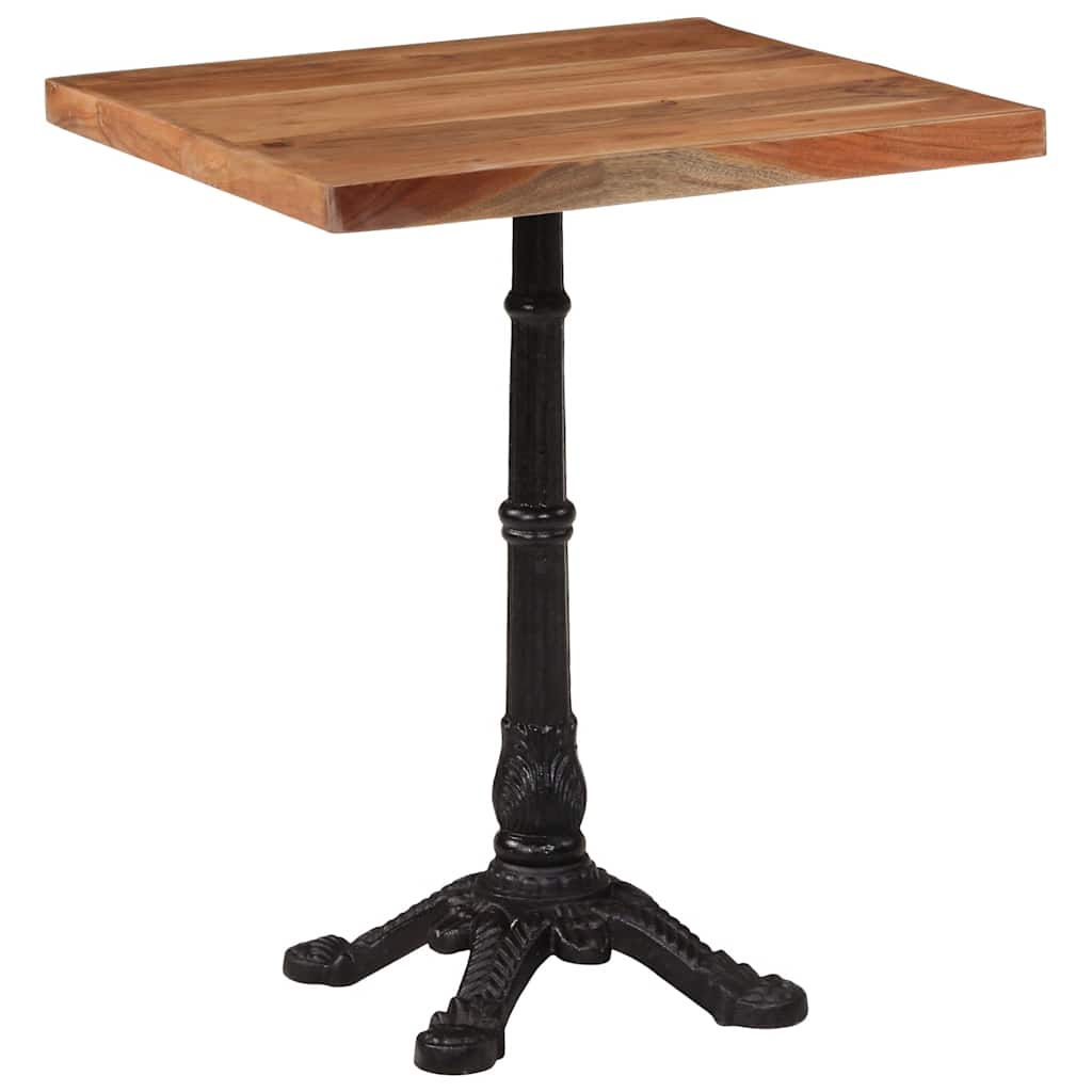 Bistro Table 60x60x76 cm Solid Acacia Wood