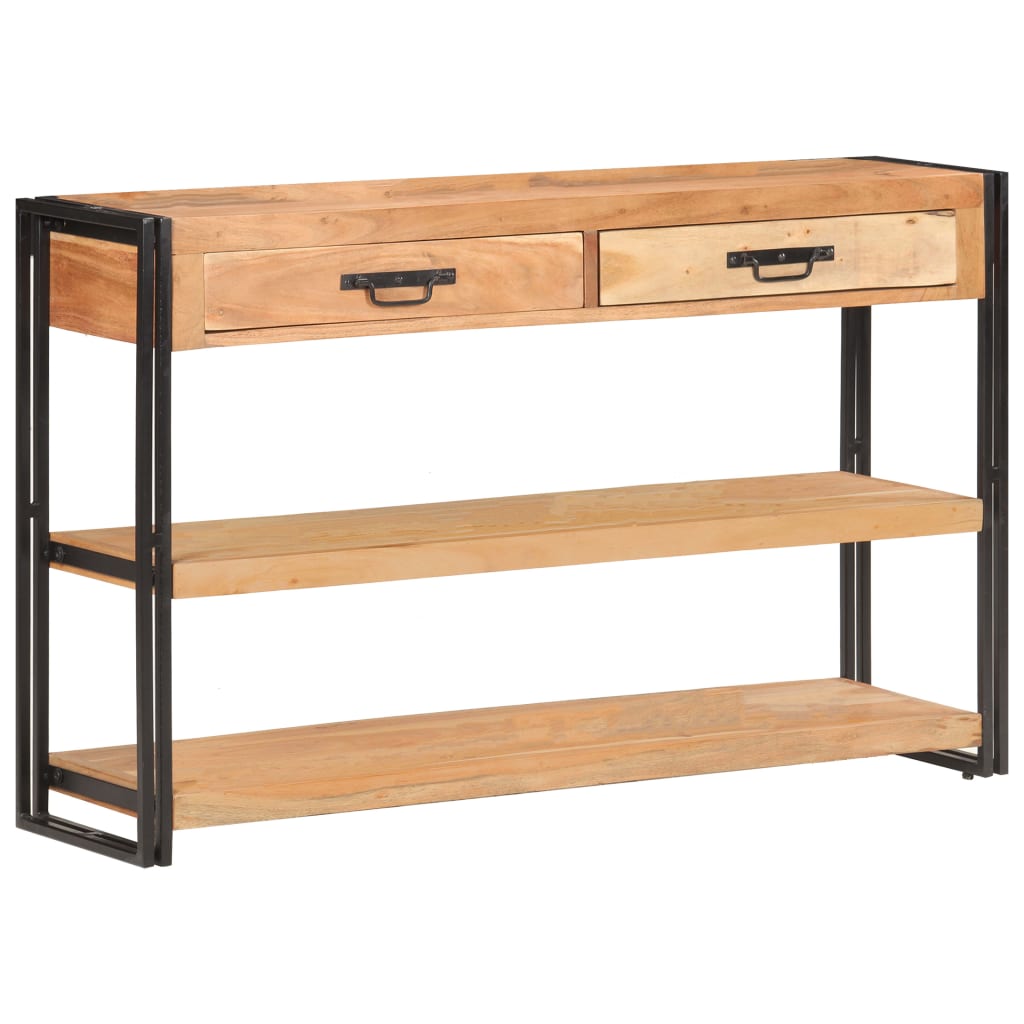 Sideboard 120x30x75 cm Solid Acacia Wood