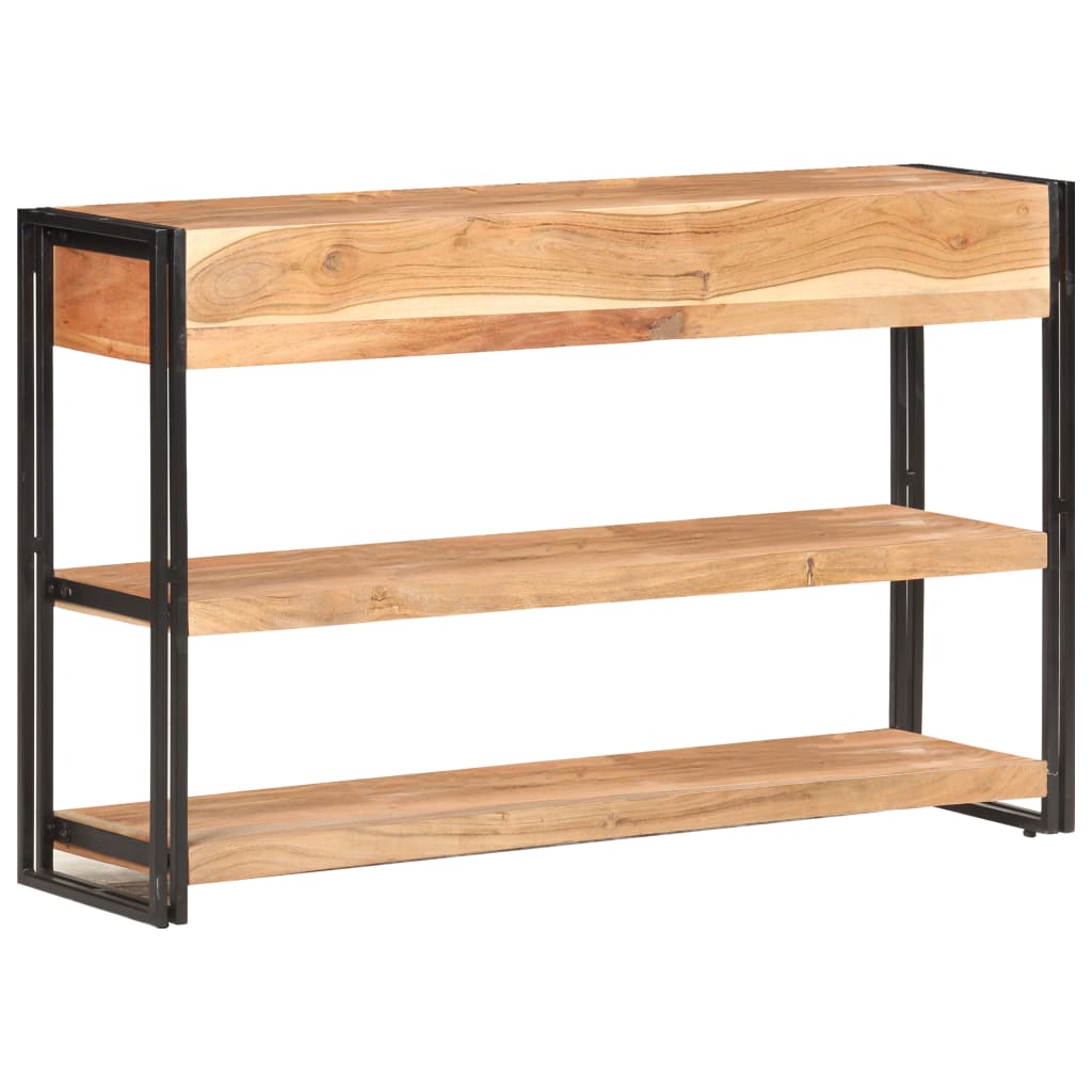 Sideboard 120x30x75 cm Solid Acacia Wood