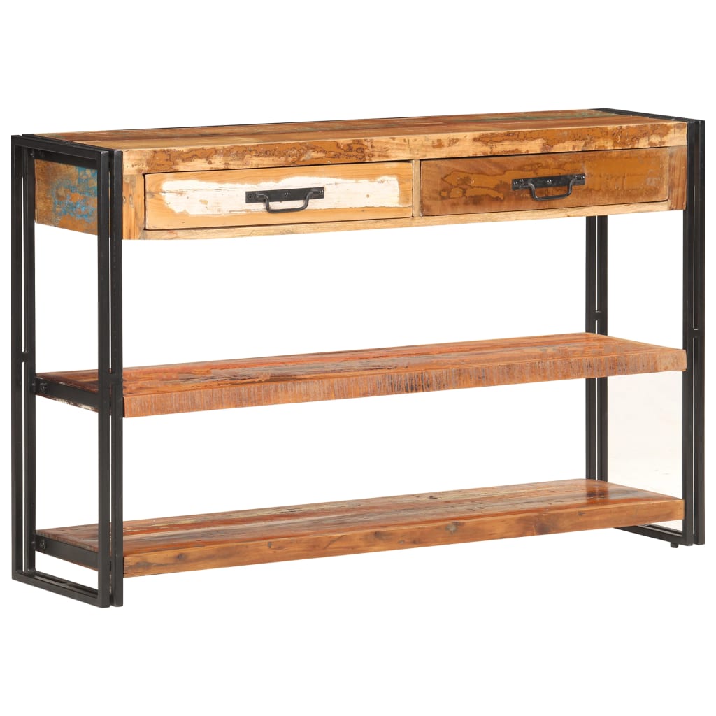 Sideboard 120x30x75 cm Solid Reclaimed Wood