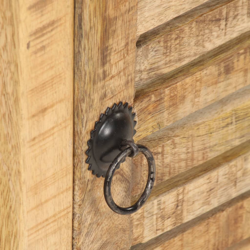 Bedside Cabinet 40x30x50 cm Rough Mango Wood