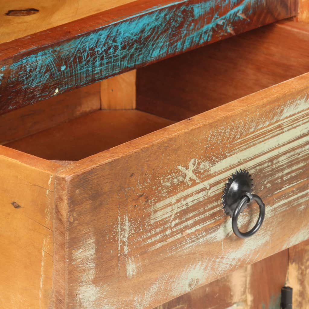 Highboard 45x32x110 cm Solid Reclaimed Wood