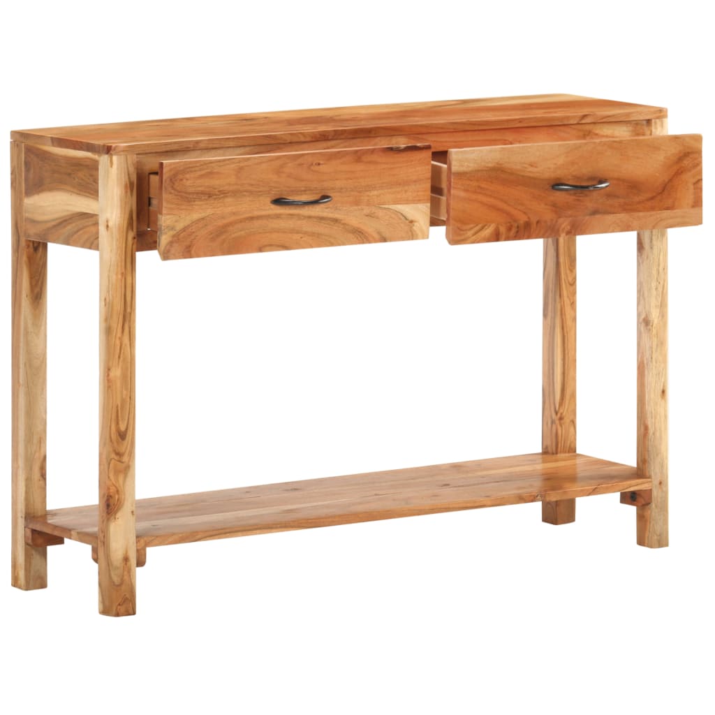 Sideboard 110x30x75 cm Solid Acacia Wood