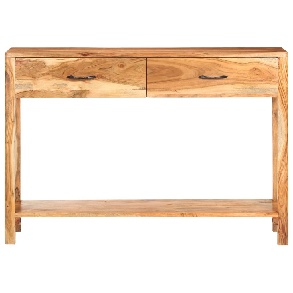 Sideboard 110x30x75 cm Solid Acacia Wood