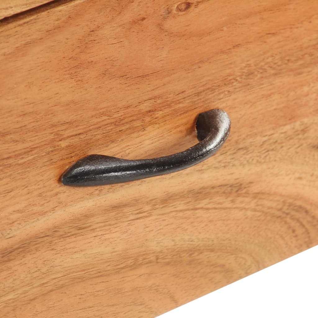 Sideboard 110x30x75 cm Solid Acacia Wood