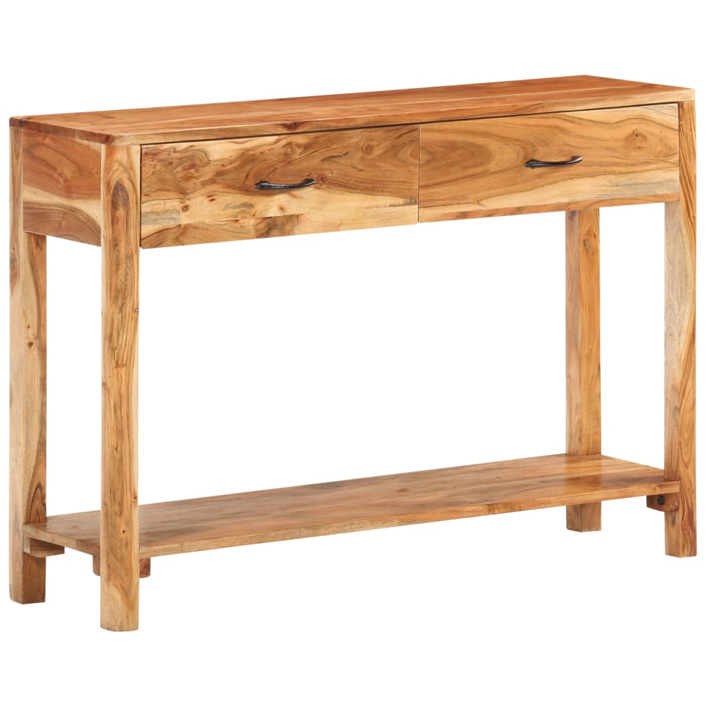 Sideboard 110x30x75 cm Solid Acacia Wood