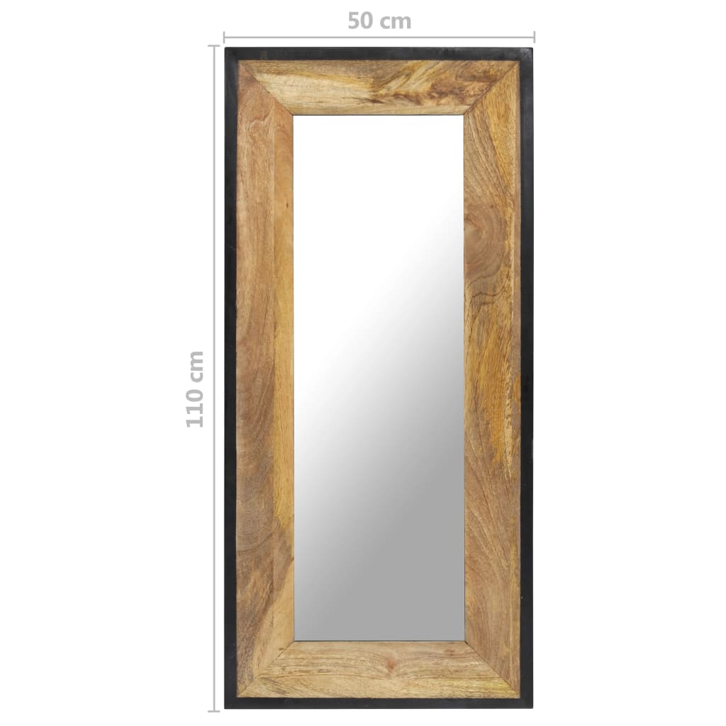 Mirror Solid Mango Wood