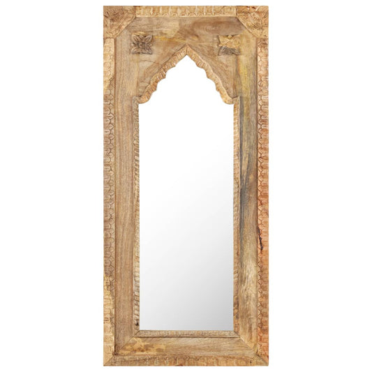 Mirror 50X3X110 Cm Solid Mango Wood