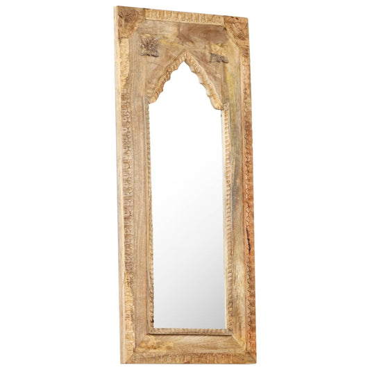 Mirror 50X3X110 Cm Solid Mango Wood
