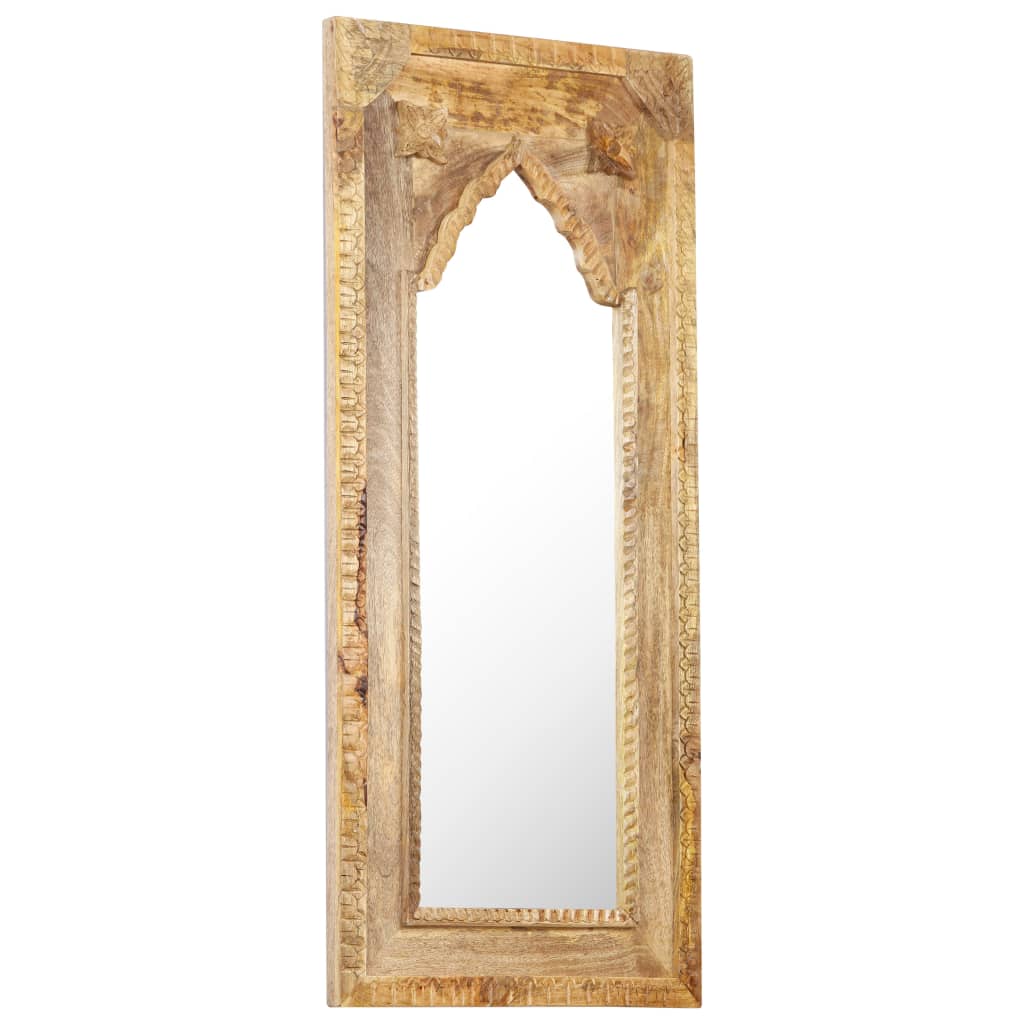 Mirror 50X3X110 Cm Solid Mango Wood