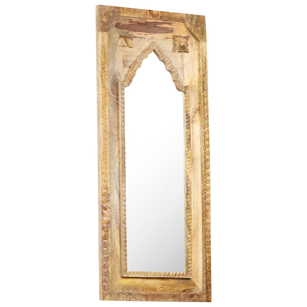 Mirror 50X3X110 Cm Solid Mango Wood
