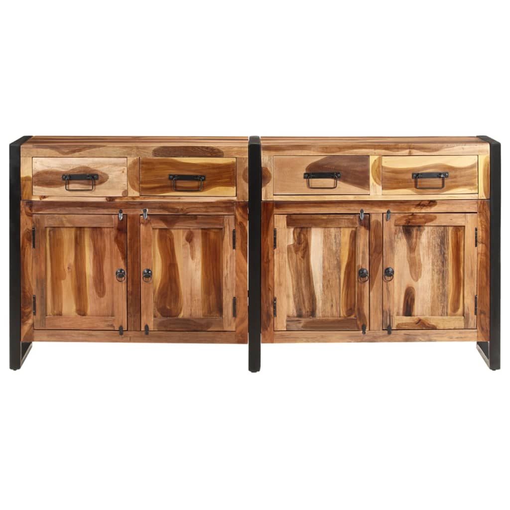Sideboard 172x35x80 cm Solid Acacia Wood with Honey Finish