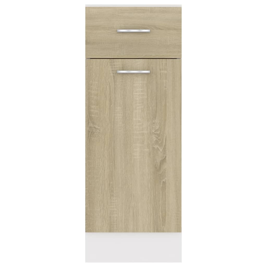 Drawer Bottom Cabinet Lyon Sonoma Oak 30x46x81.5 cm Engineered Wood