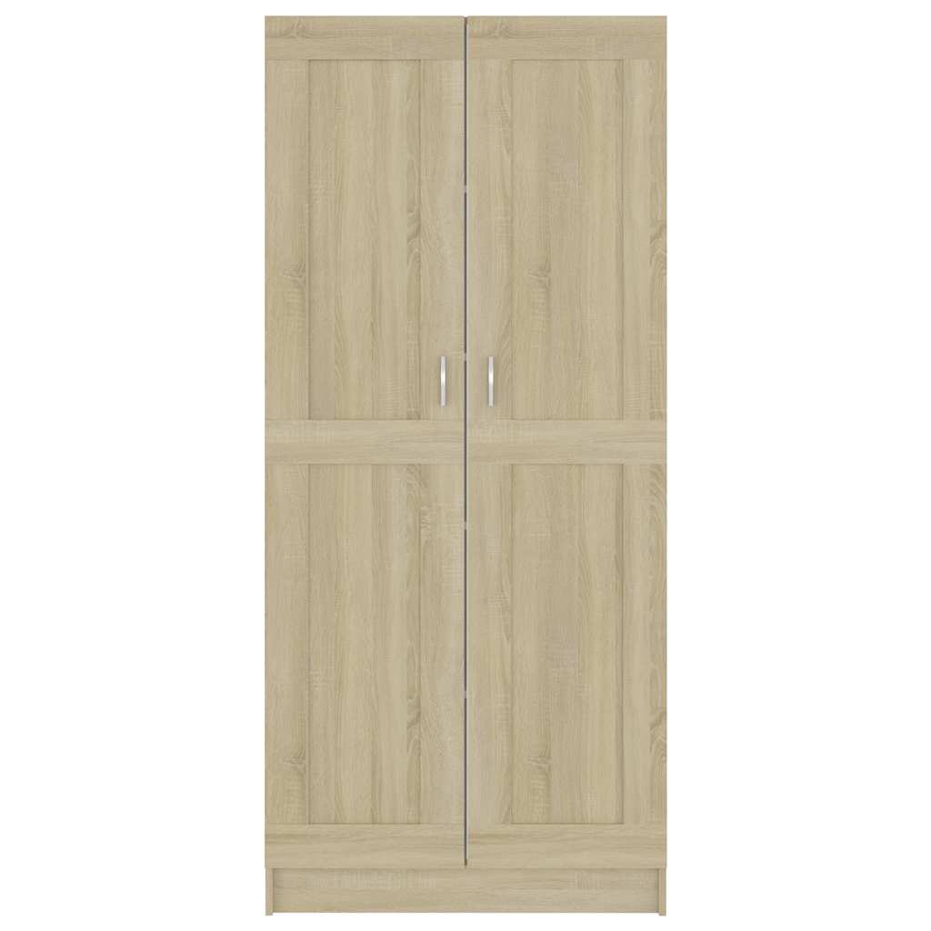 Book Cabinet Sonoma Oak 82.5x30.5x185.5 cm Engineered Wood