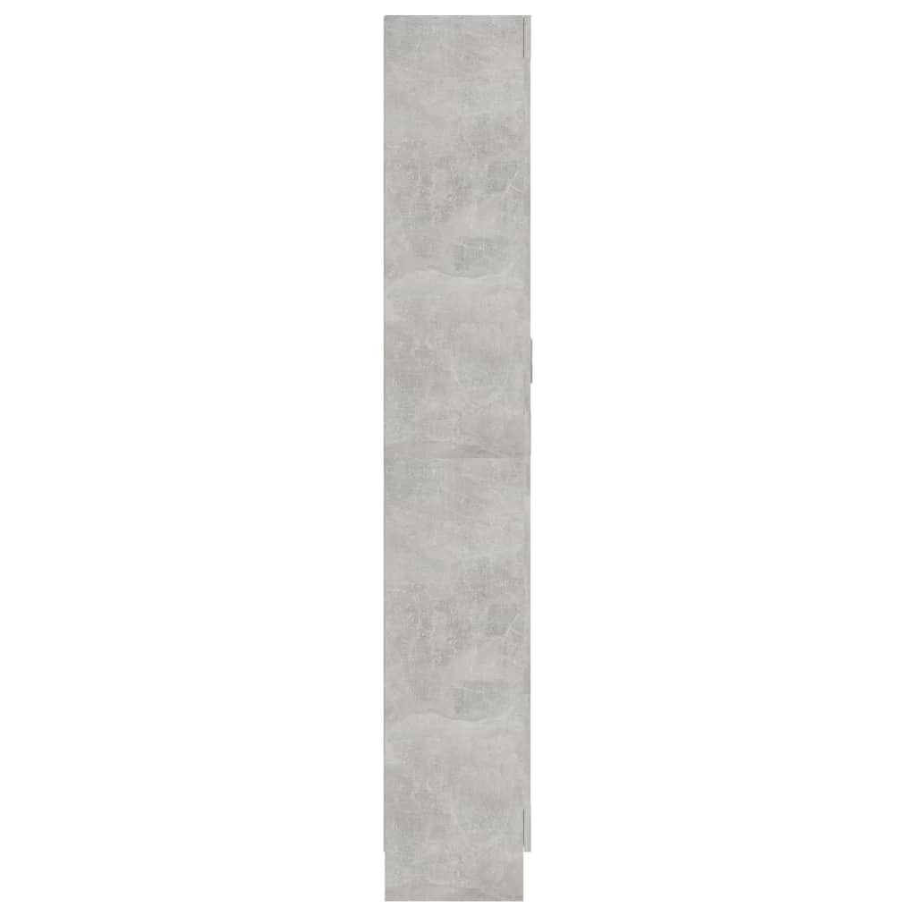 Book Cabinet Concrete Grey 82.5x30.5x185.5 cm Engineered Wood