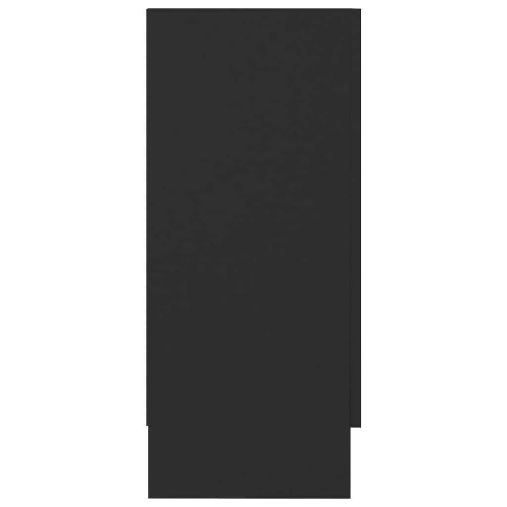 Sideboard Black 120x30.5x70 cm Engineered Wood