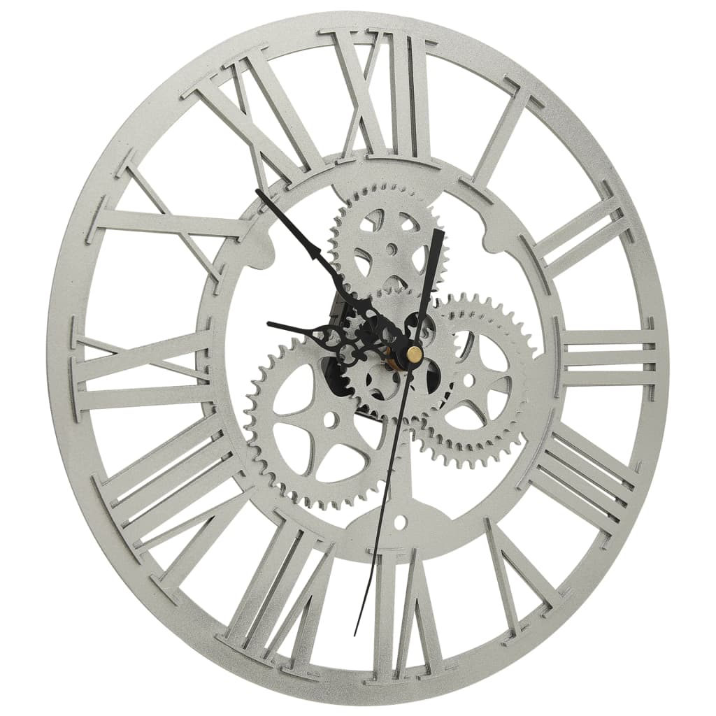 Wall Clock  Silver 30 cm Acrylic
