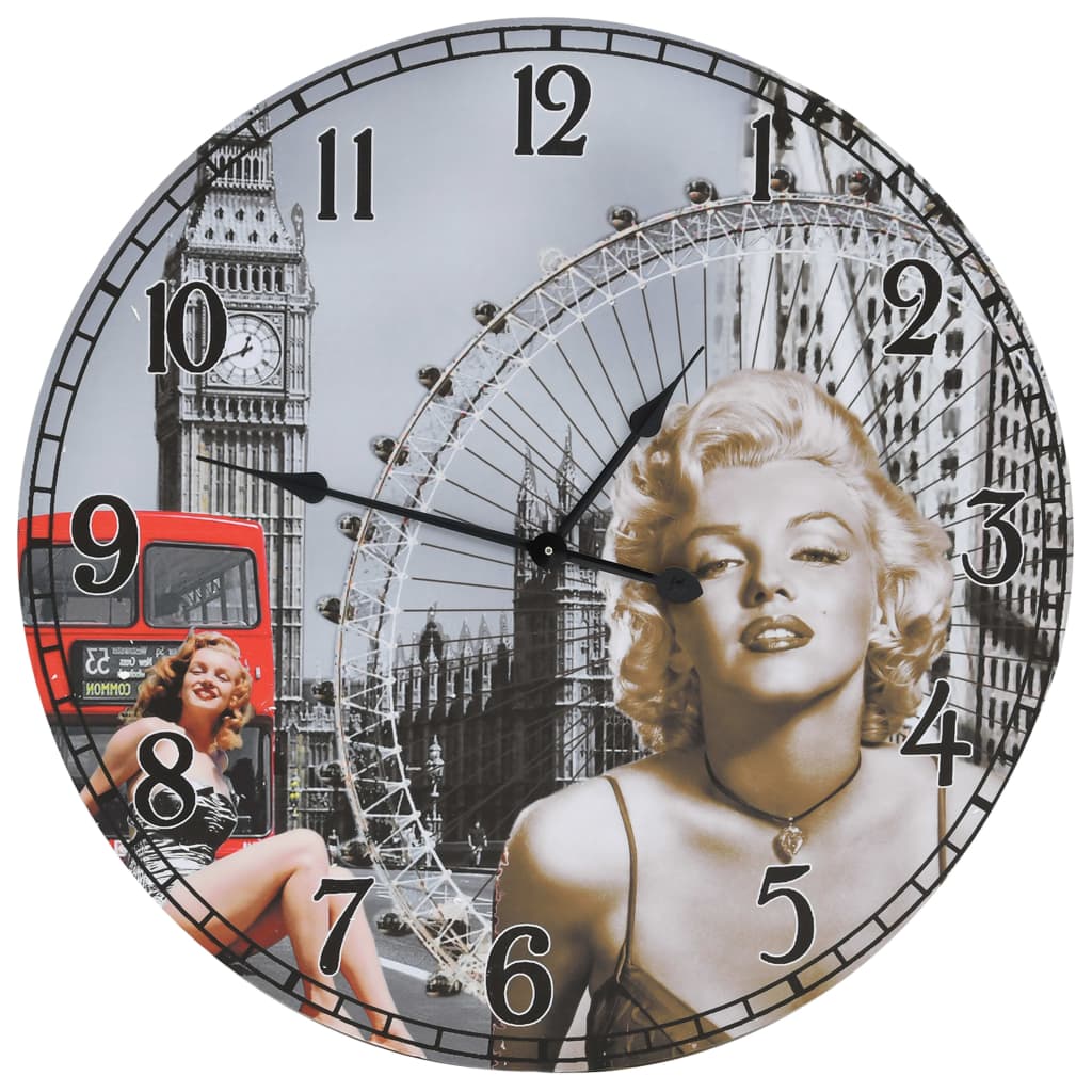 Vintage Wall Clock 60 cm