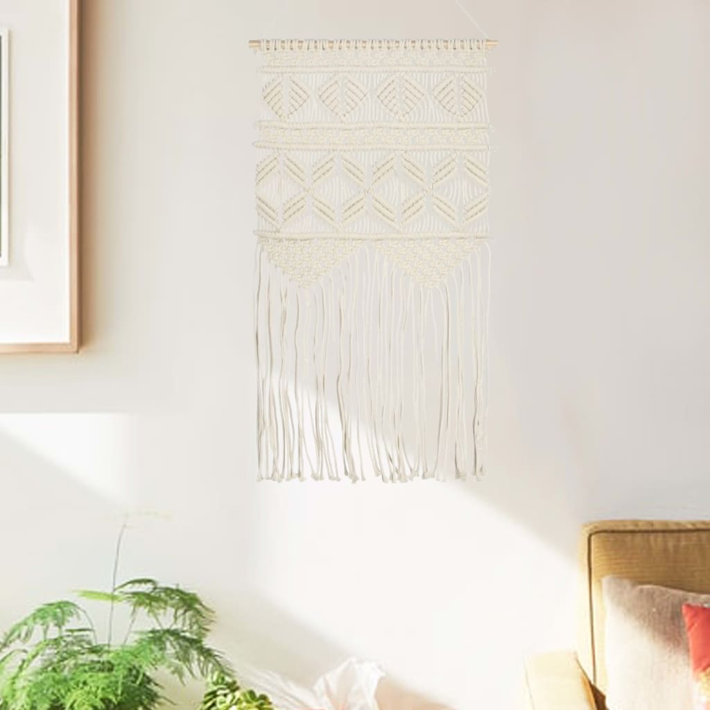 Macrame Wall Hanger 40x80 cm Cotton