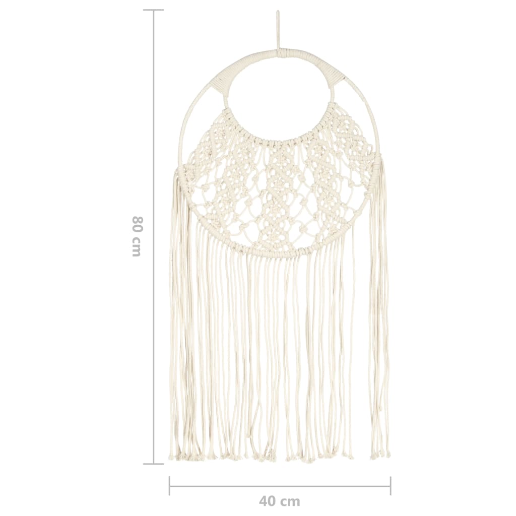 Macrame Wall Hanger 40x80 cm Cotton