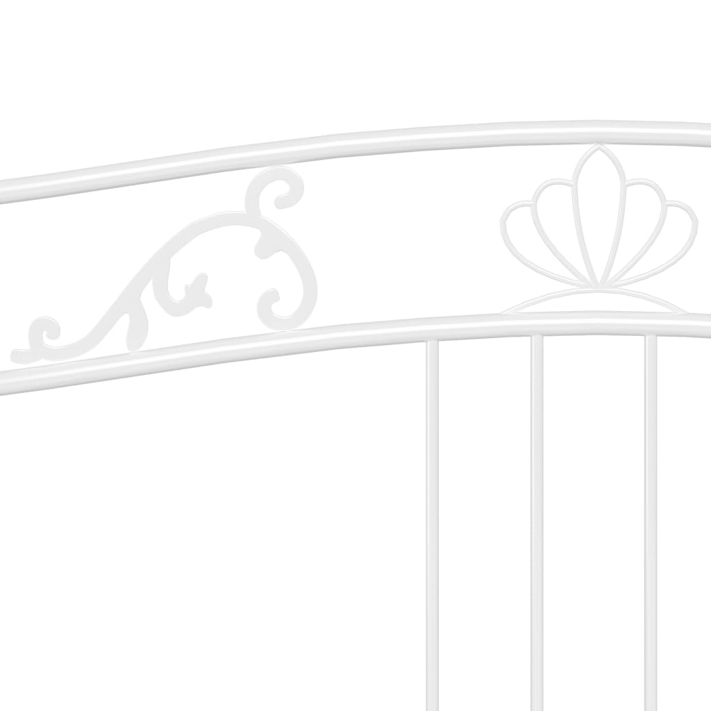Sofa Bed Frame without Mattress White Metal 90x200 cm