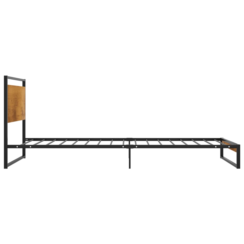 Bed Frame without Mattress Metal 100x200 cm