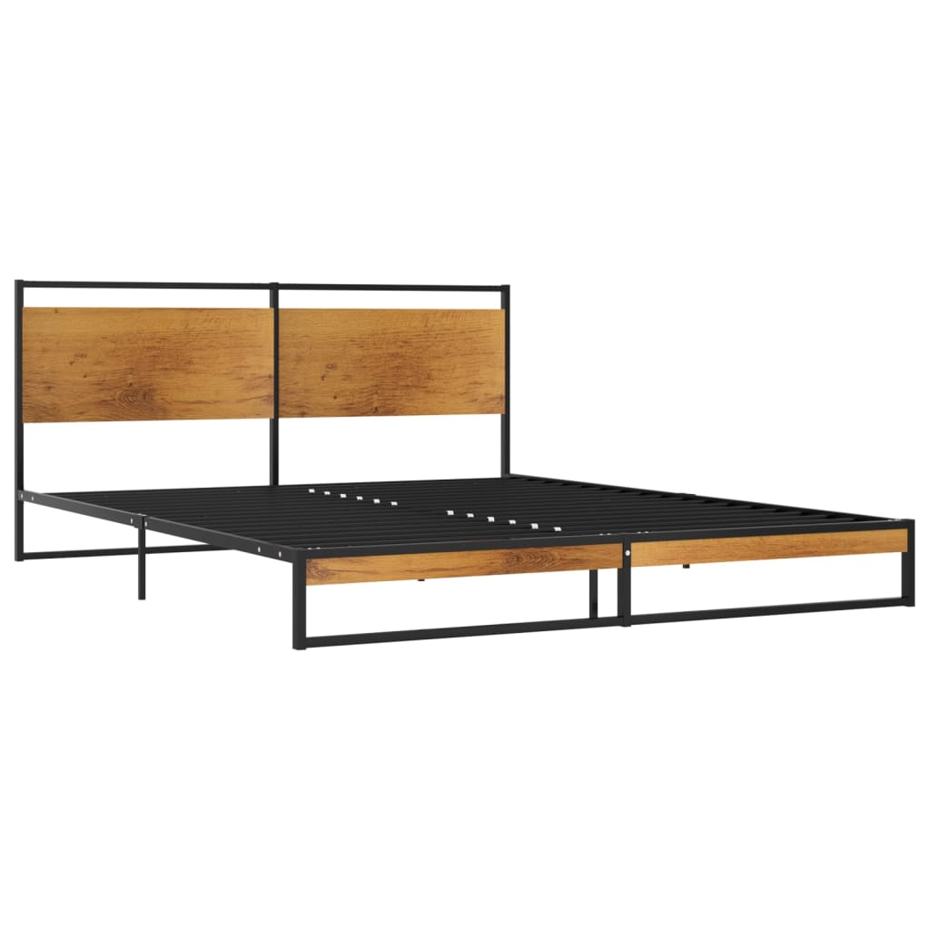 Bed Frame without Mattress Metal 140x200 cm