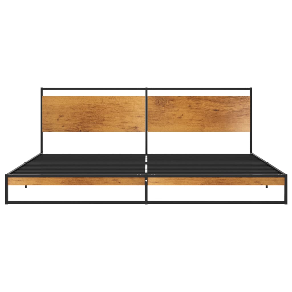 Bed Frame without Mattress Metal 200x200 cm