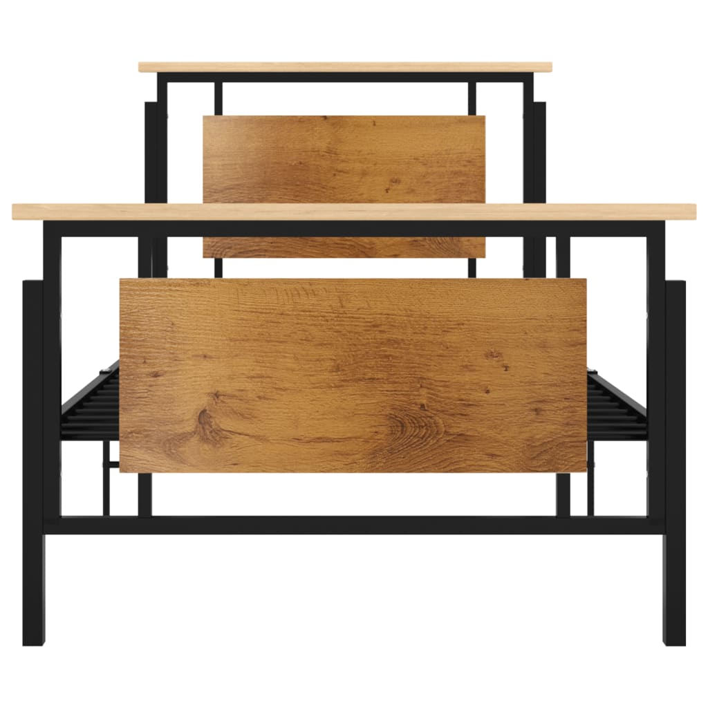 Bed Frame without Mattress Metal 90x200 cm