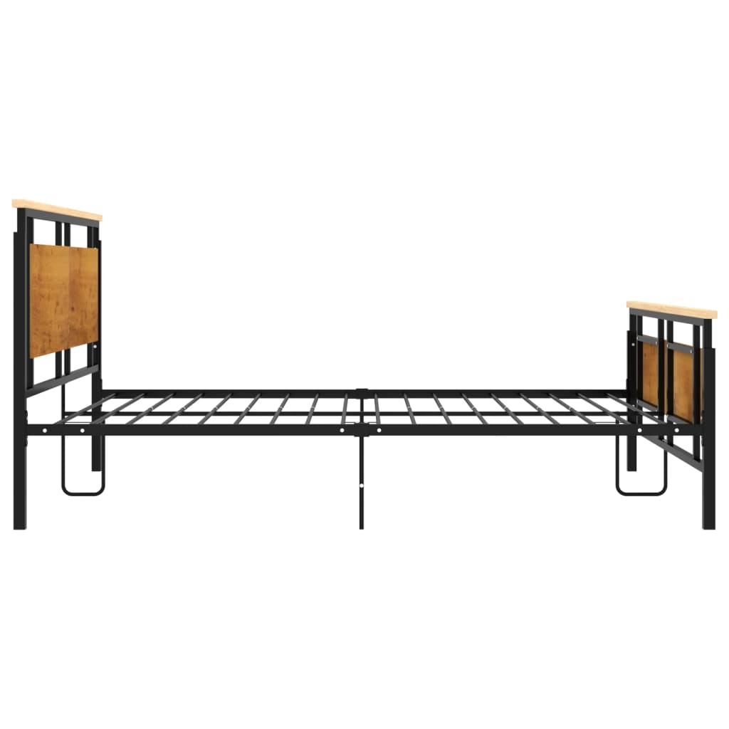 Bed Frame without Mattress Metal 160x200 cm