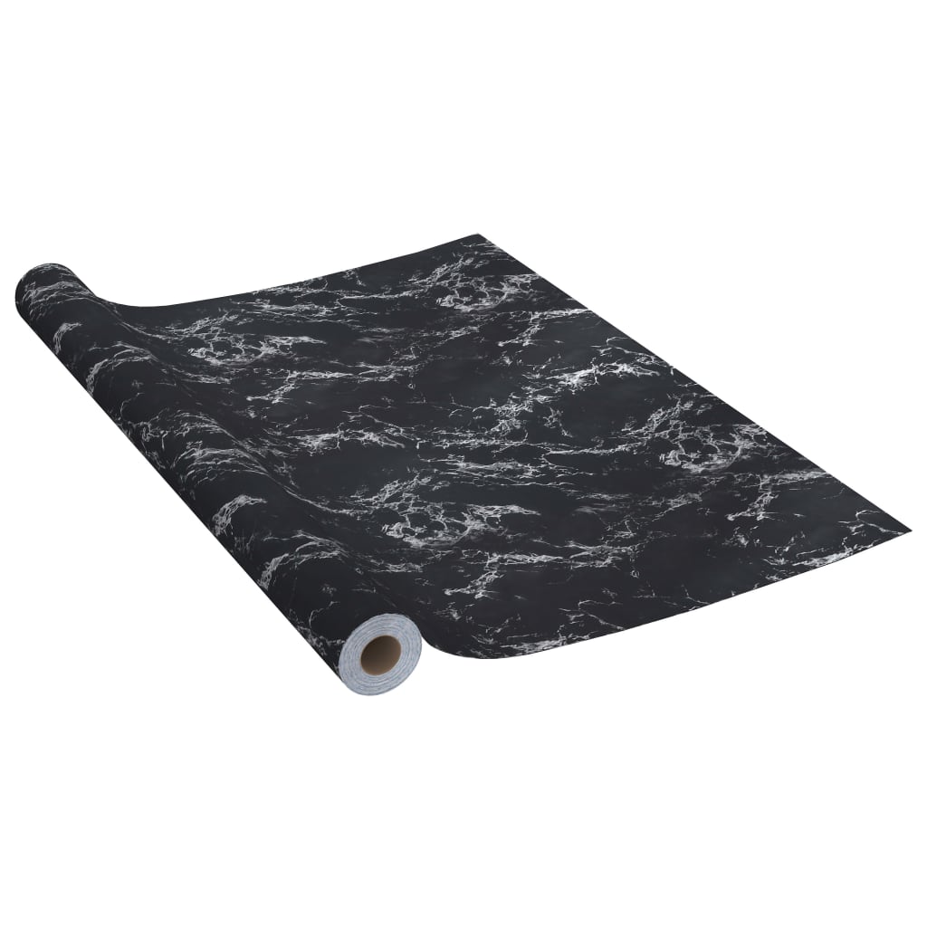 Self-adhesive Furniture Film Black Stone 500x90 cm PVC