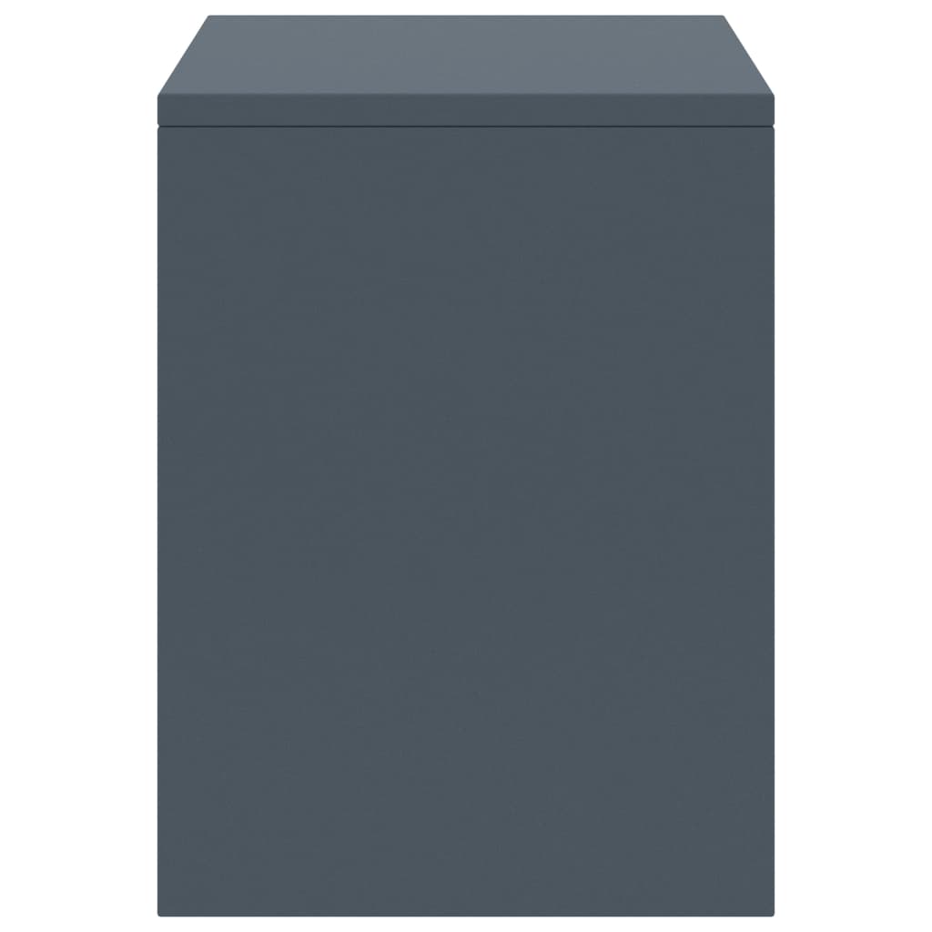 Bedside Cabinet Light Grey 35x30x40 cm Solid Pinewood