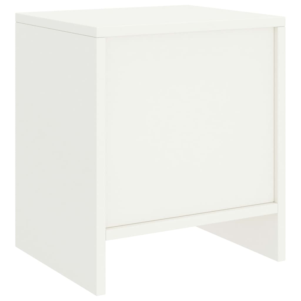 Bedside Cabinets 2 pcs White 35x30x40 cm Solid Pinewood