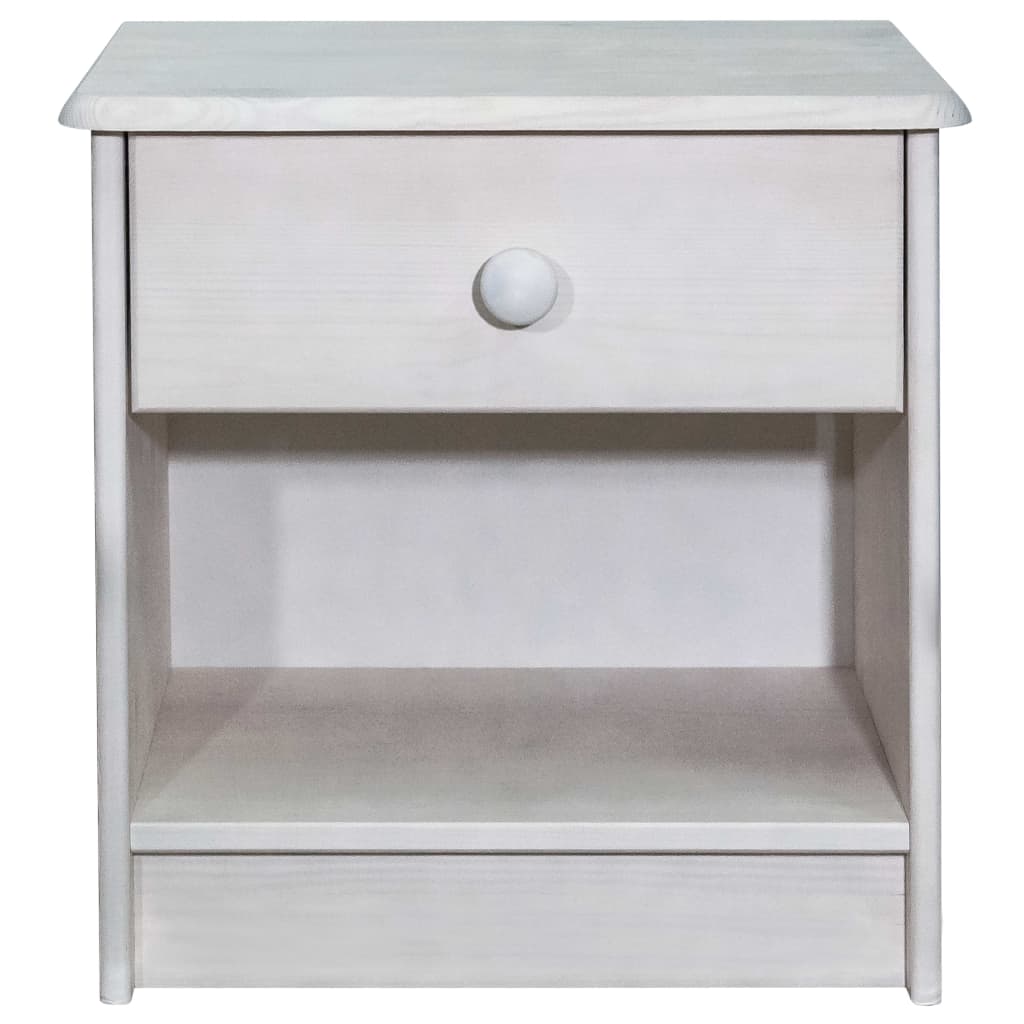 Bedside Cabinet 41x30x42 cm Solid Pine Wood