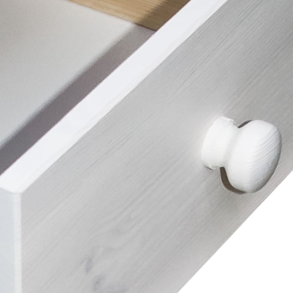 Bedside Cabinet 43x34x40 cm Solid Pine Wood