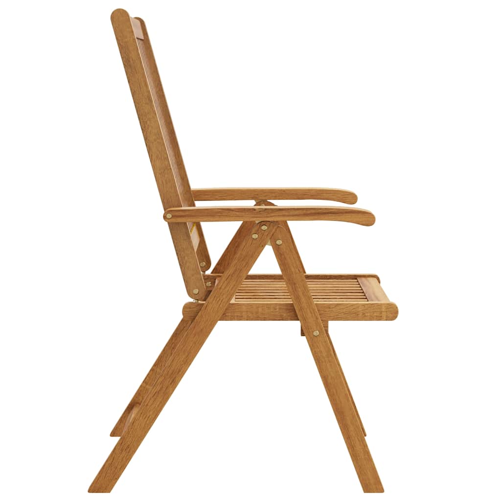 Folding Garden Chairs 4 pcs Solid Acacia Wood