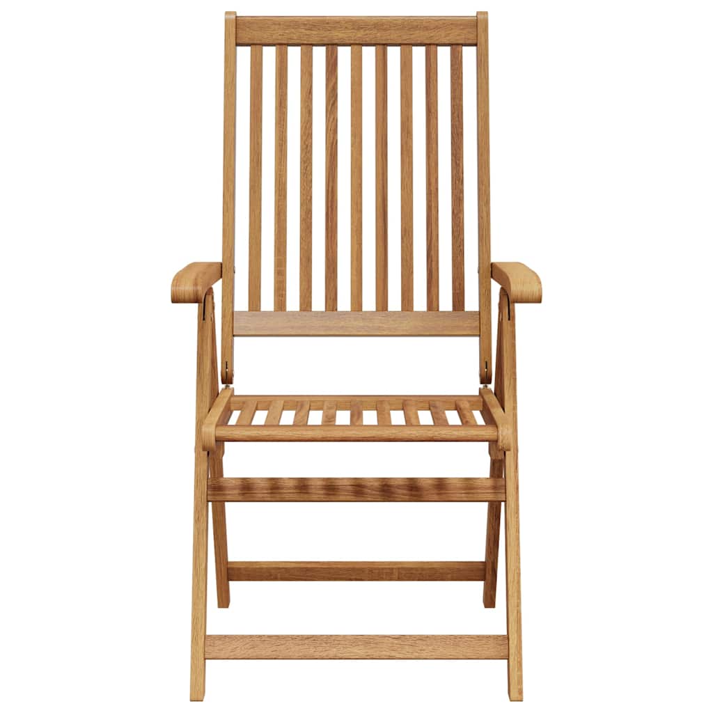 Folding Garden Chairs 6 pcs Solid Acacia Wood